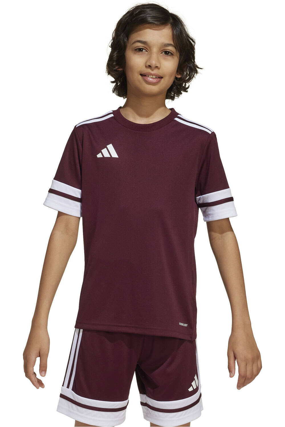 adidas camisetas entrenamiento futbol manga corta niño SQUA25 JSY Y vista frontal