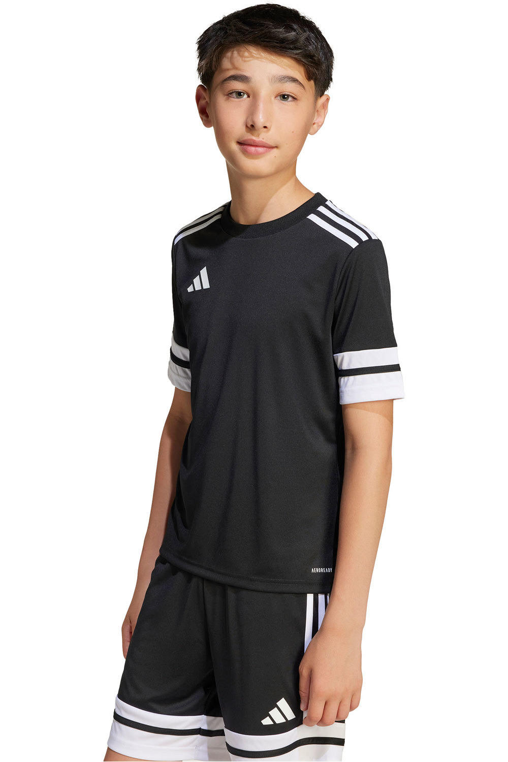 adidas camisetas entrenamiento futbol manga corta niño SQUA25 JSY Y vista frontal