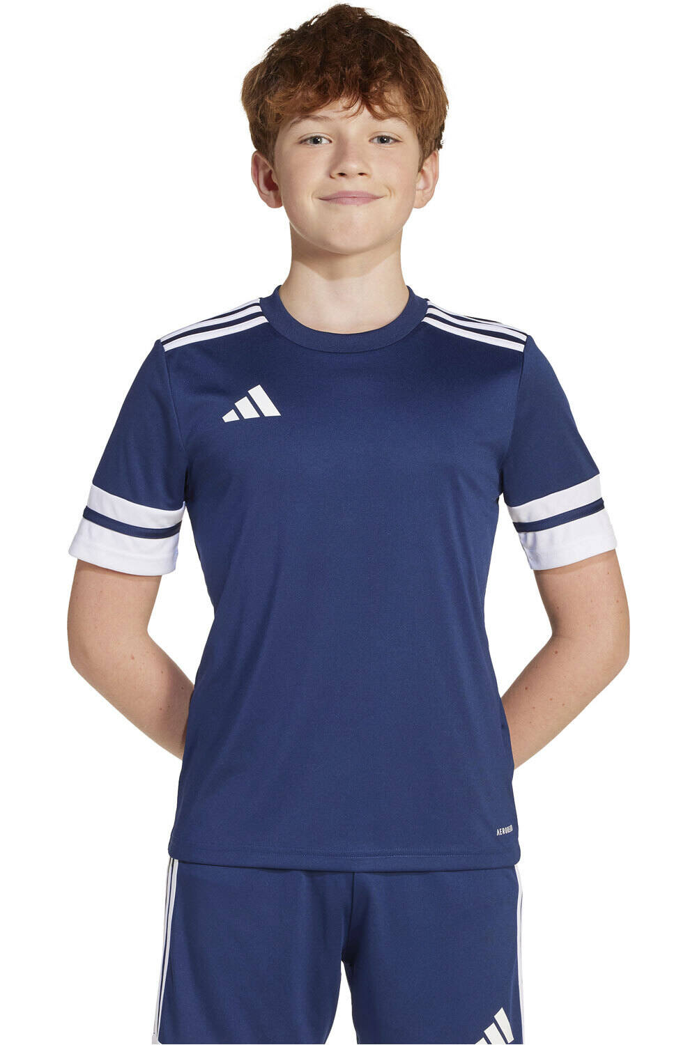 adidas camisetas entrenamiento futbol manga corta niño SQUA25 JSY Y vista frontal