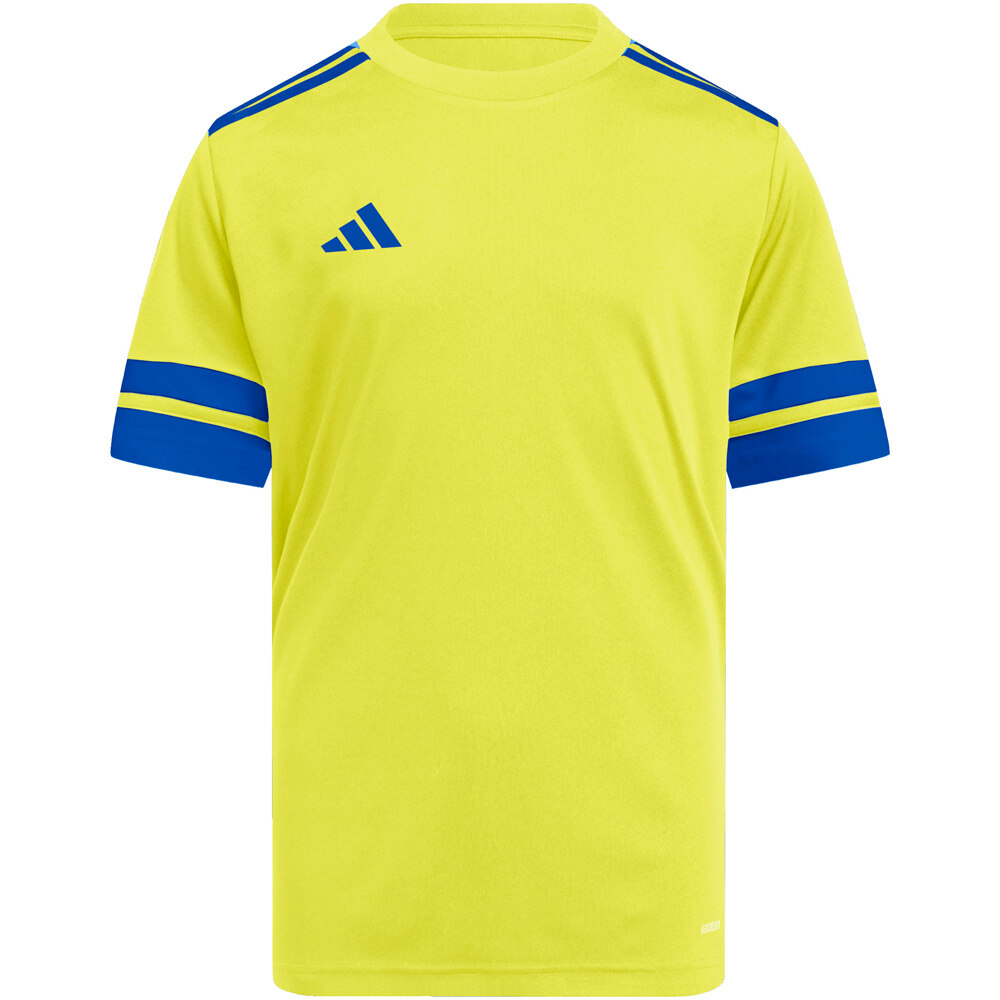 adidas camisetas entrenamiento futbol manga corta niño SQUADRA25 vista frontal