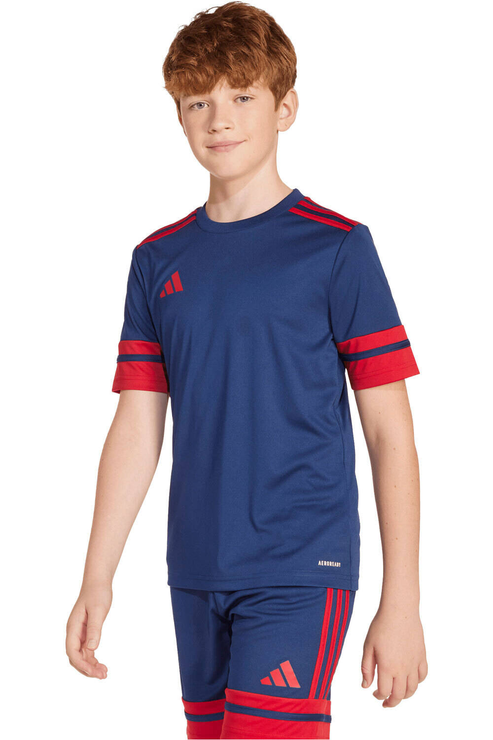 adidas camisetas entrenamiento futbol manga corta niño SQUADRA25 vista frontal