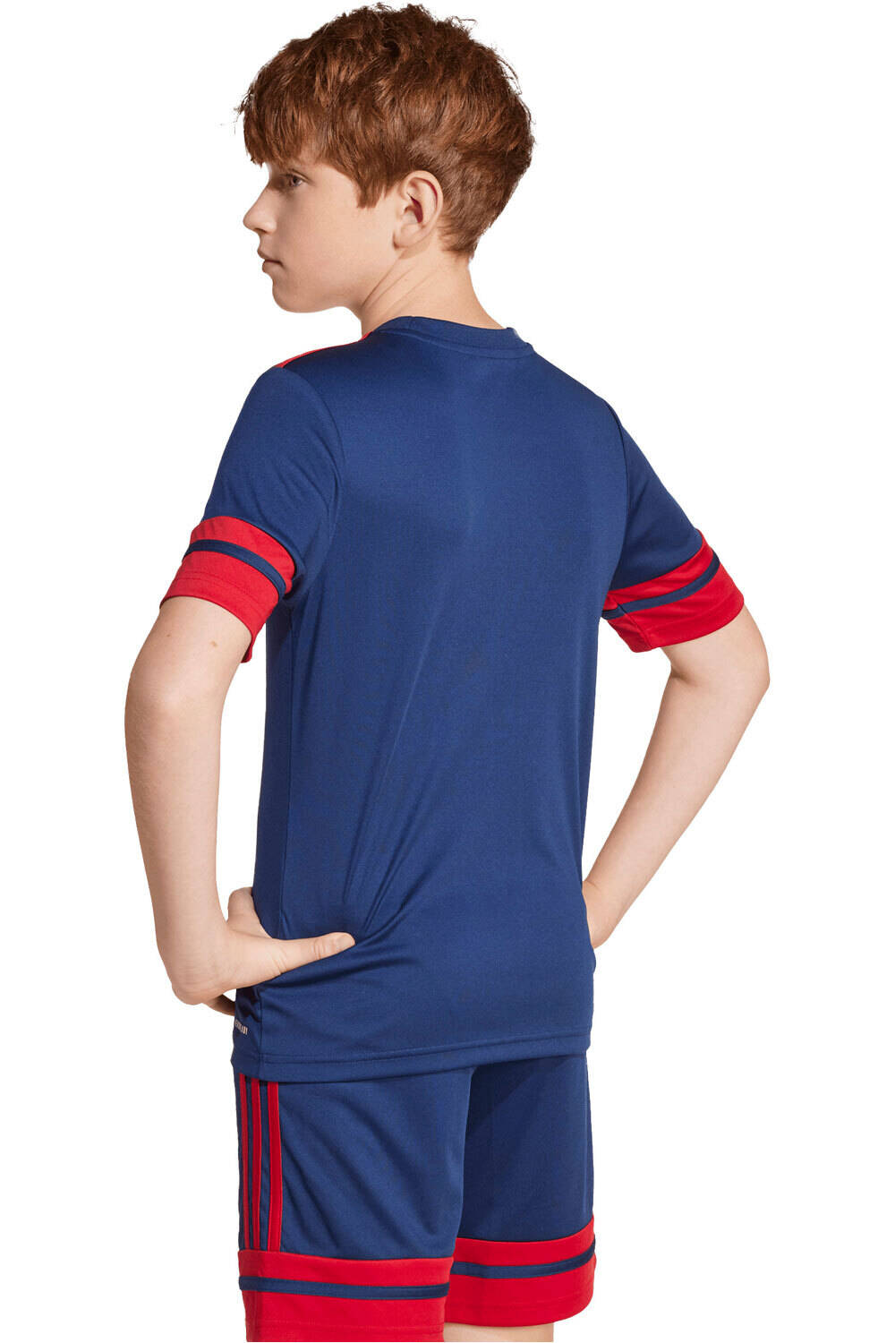 adidas camisetas entrenamiento futbol manga corta niño SQUADRA25 vista trasera