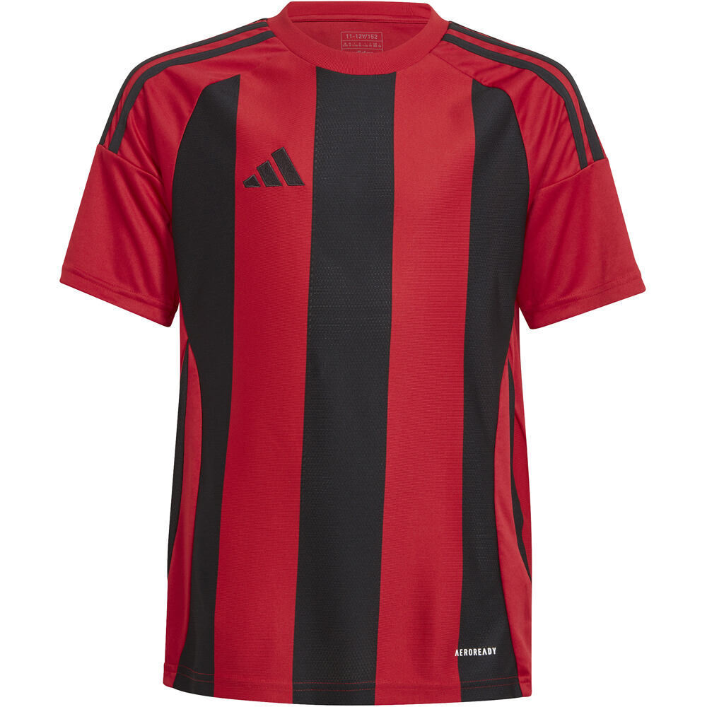 adidas camisetas entrenamiento futbol manga corta niño STRIPED 24 JSYY vista frontal