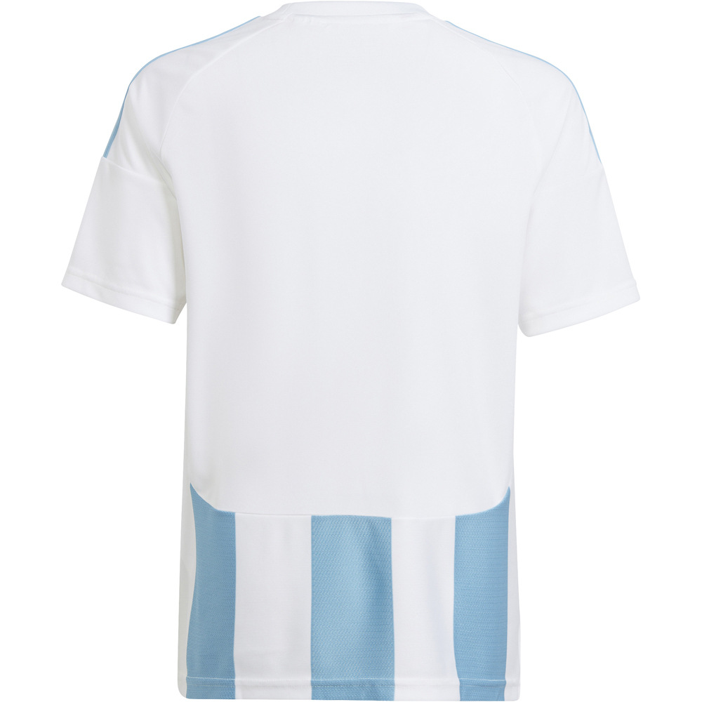 adidas camisetas entrenamiento futbol manga corta niño STRIPED 24 JSYY vista trasera