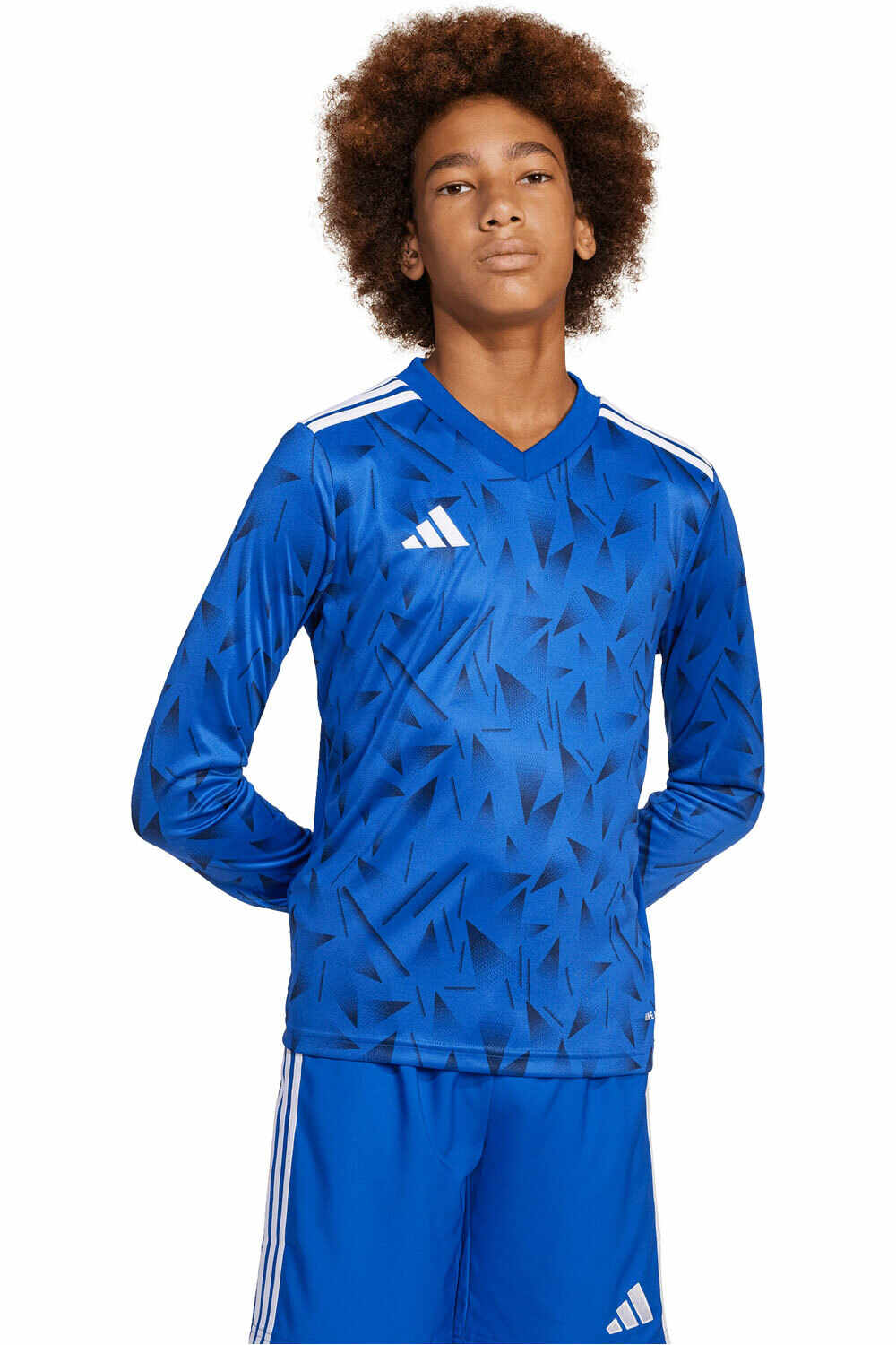 adidas camisetas entrenamiento futbol manga corta niño TEAM ICON 25 DE MANGA LARGA vista frontal