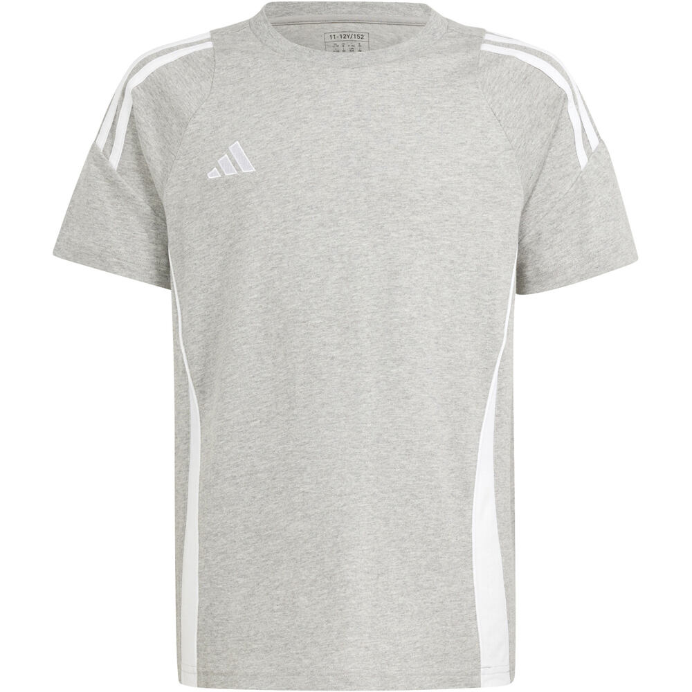 adidas camisetas entrenamiento futbol manga corta niño TIRO24 SWTEEY vista frontal