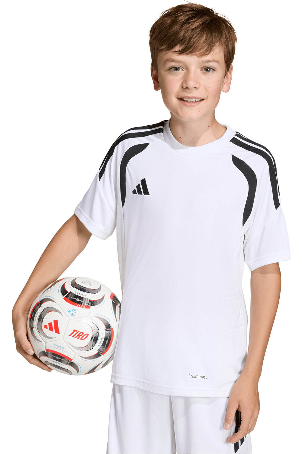 adidas camisetas entrenamiento futbol manga corta niño TIRO26 LEAGUE vista frontal