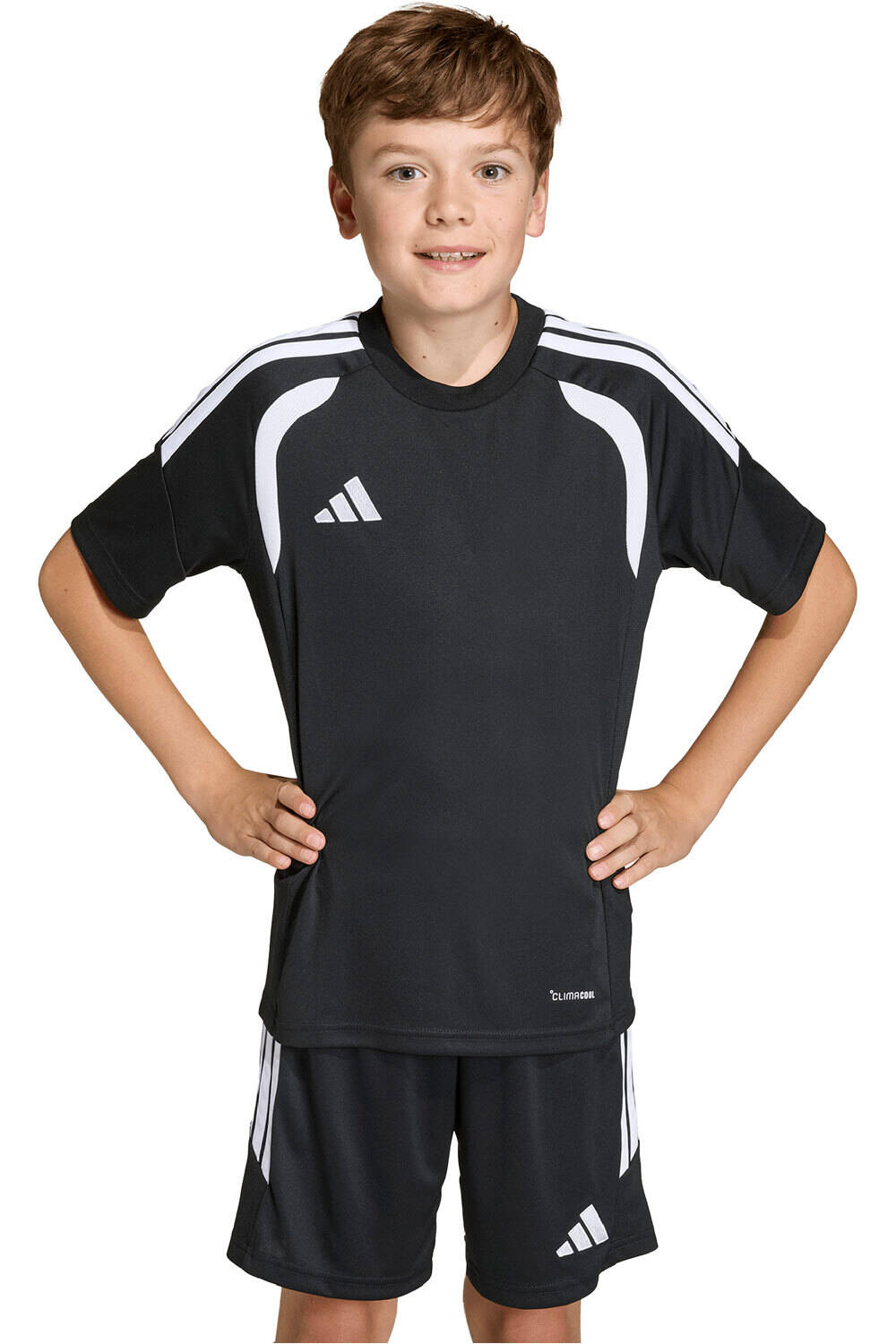 adidas camisetas entrenamiento futbol manga corta niño TIRO26 LEAGUE vista frontal