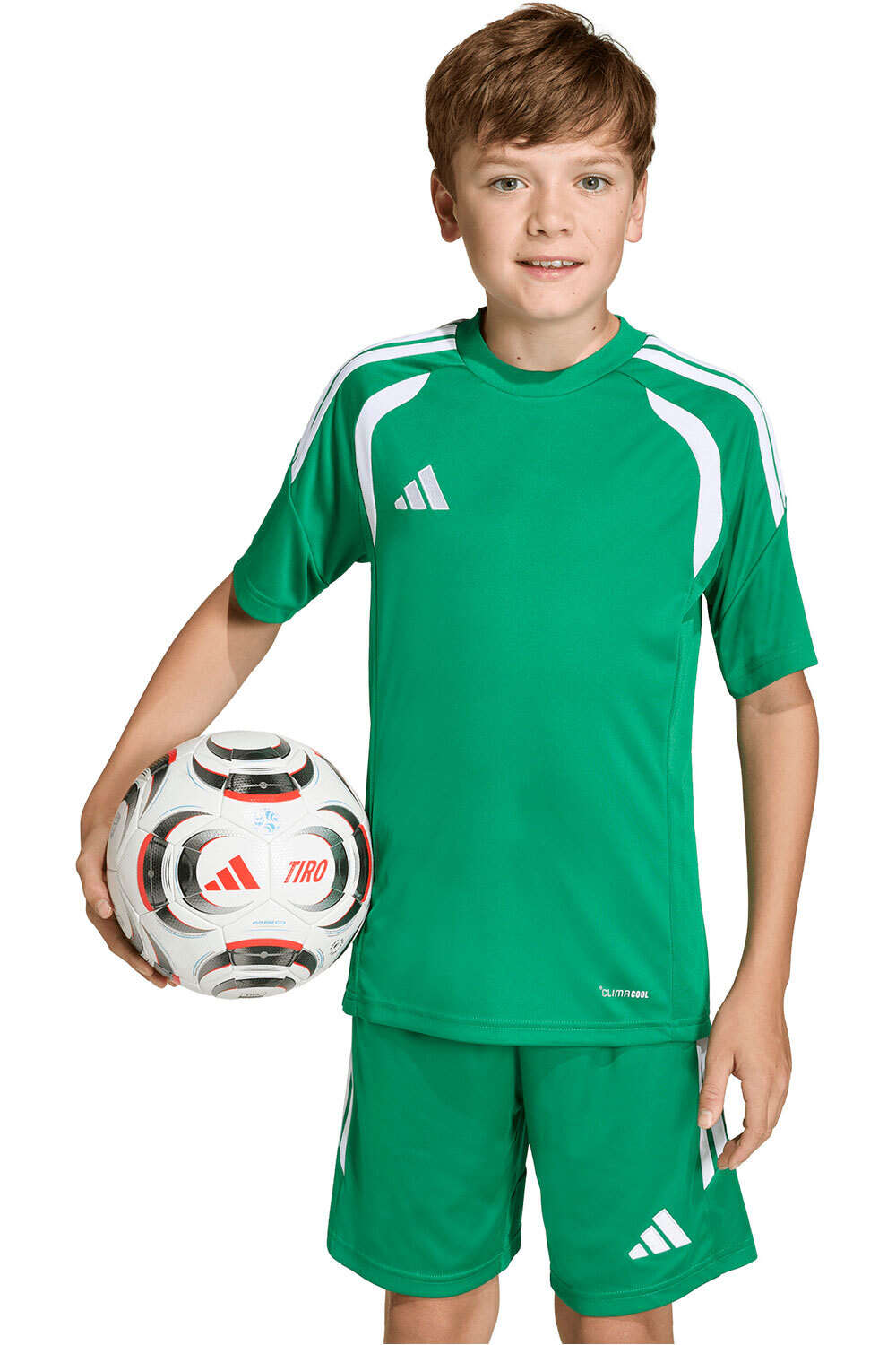 adidas camisetas entrenamiento futbol manga corta niño TIRO26 LEAGUE vista frontal