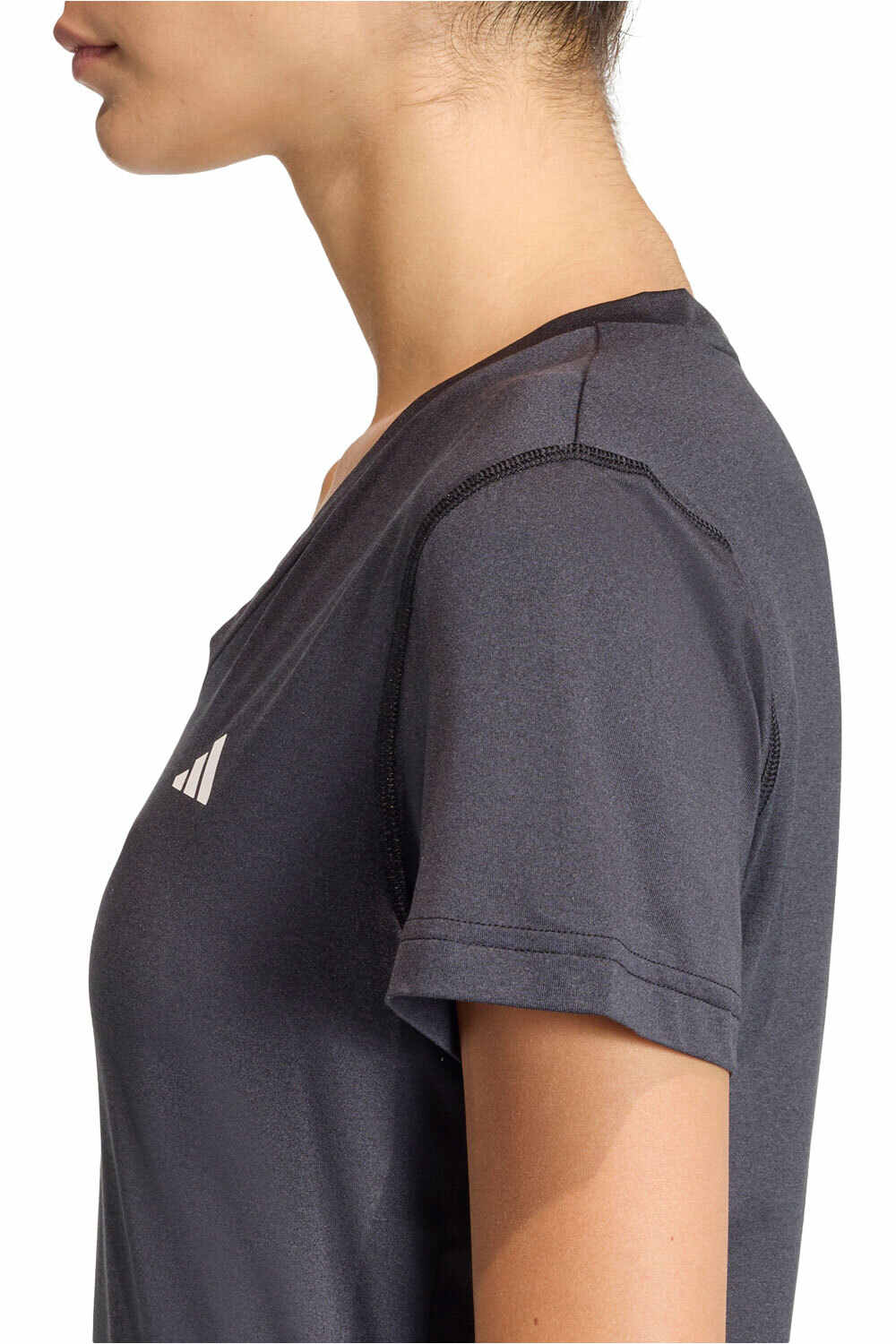adidas camisetas fitness mujer CUELLO PICO ESSENTIALS 03