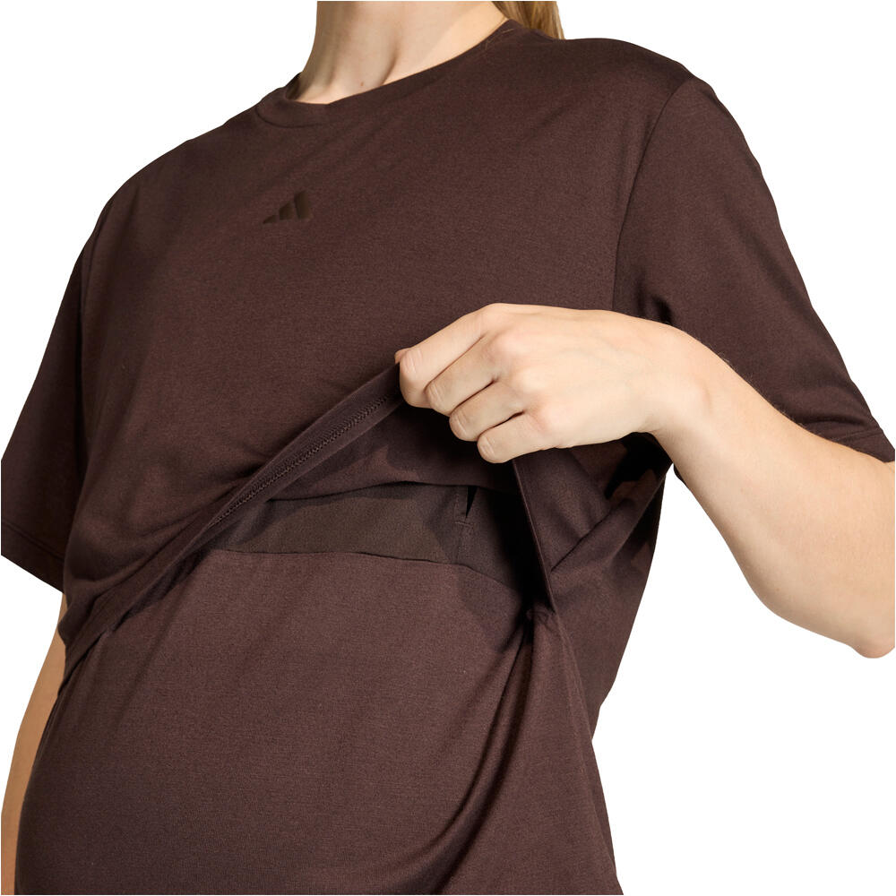 adidas camisetas fitness mujer DE ENTRENAMIENTO MATERNIDAD vista detalle