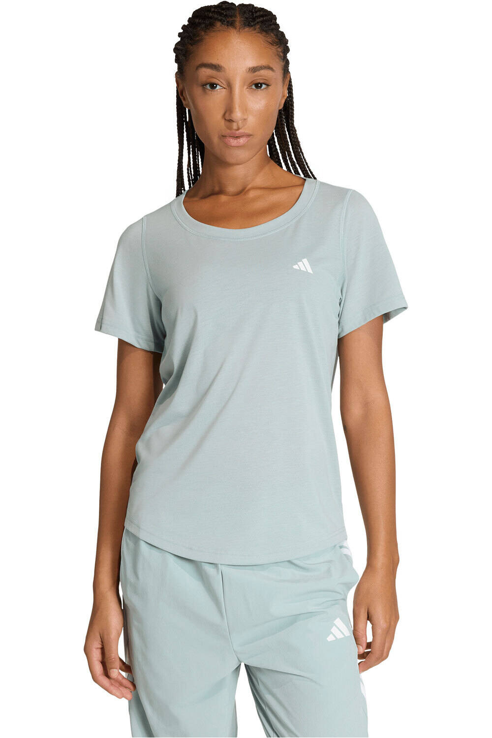adidas camisetas fitness mujer ESSENTIALS MINIMAL vista frontal