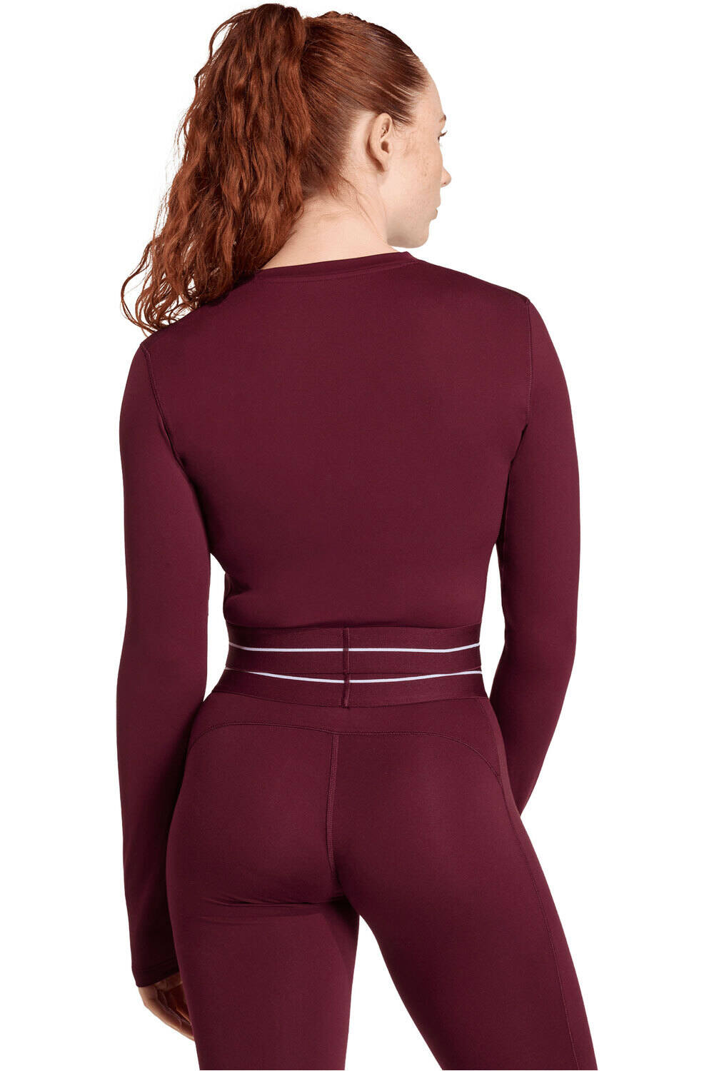 adidas camisetas fitness mujer HYPERGLAM DE POR ENCIMA DE LA CINTURA vista trasera