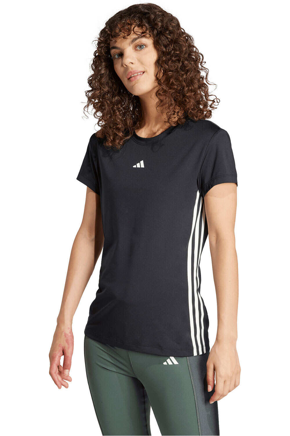 adidas camisetas fitness mujer HYPERGLAM vista frontal