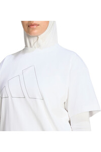 adidas camisetas fitness mujer LOGOTIPO GIGANTE POWER ESSENTIALS 03
