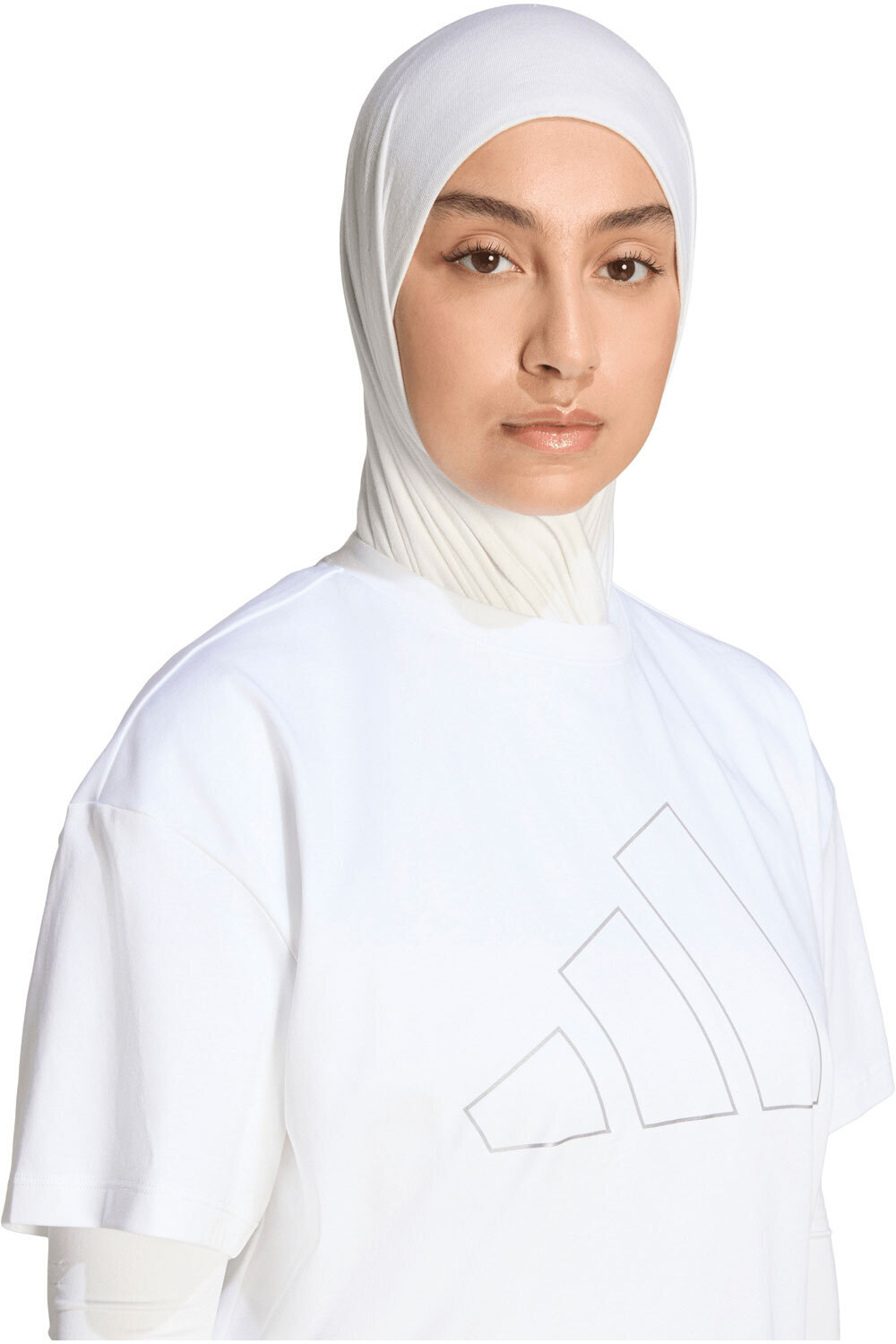 adidas camisetas fitness mujer LOGOTIPO GIGANTE POWER ESSENTIALS vista detalle