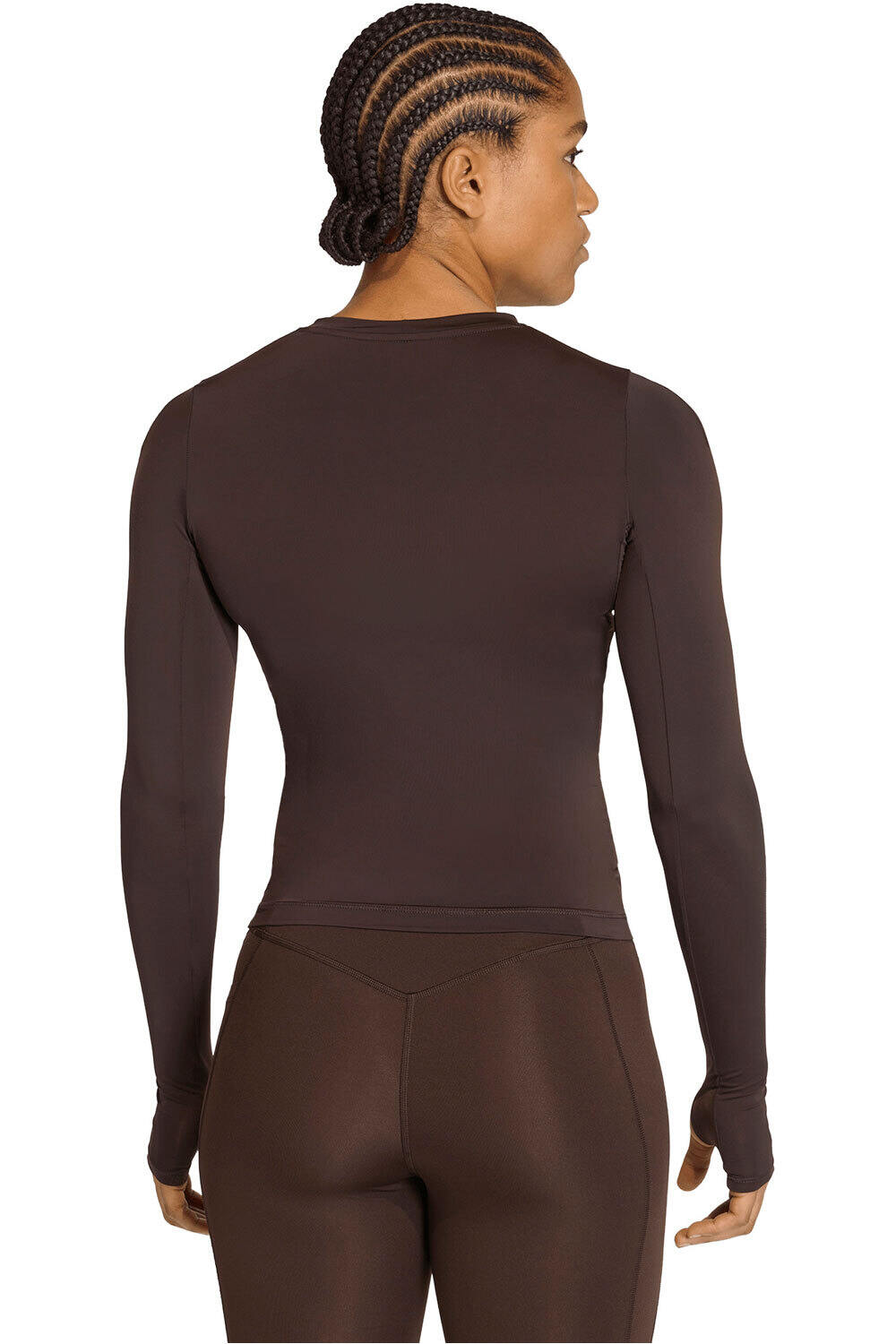 adidas camisetas fitness mujer POWER ESSENTIALS CONTOUR vista trasera