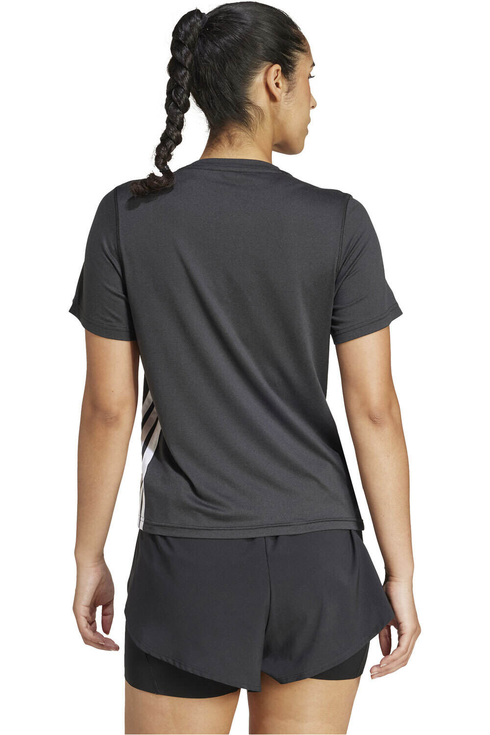 adidas camisetas fitness mujer TE 3S CREW TEE vista trasera