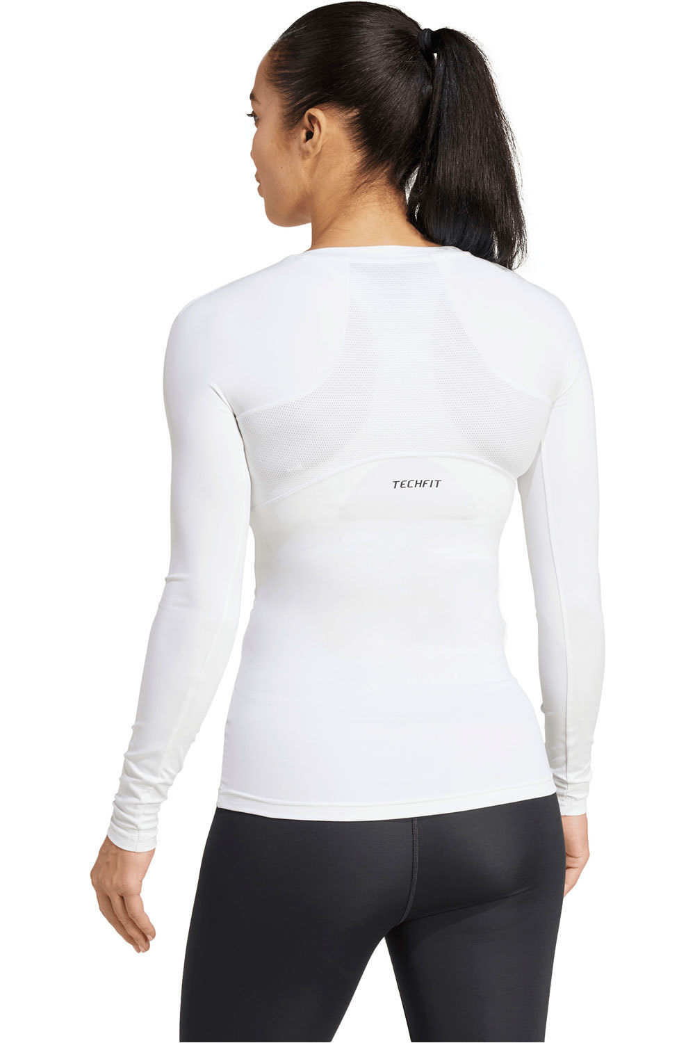 adidas camisetas fitness mujer TECHFIT vista trasera