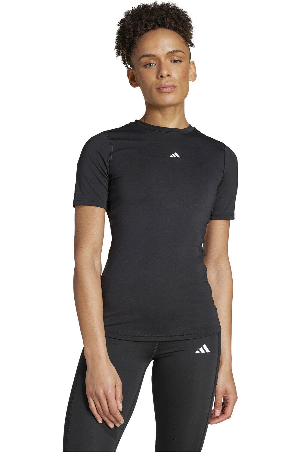 adidas camisetas fitness mujer TF TRAIN T vista frontal