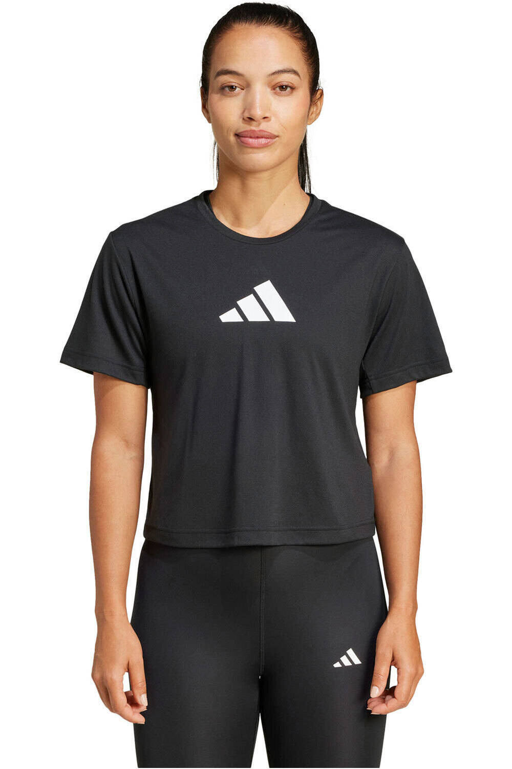 adidas camisetas fitness mujer TR-ES BL TEE vista frontal