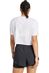 adidas camisetas fitness mujer TRAIN ESSENTIALS BOXY vista trasera