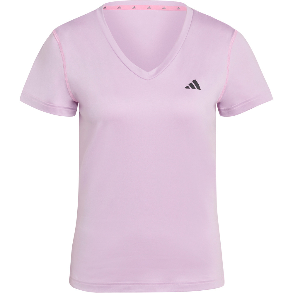 adidas camisetas fitness mujer WE MIN V NK TEE vista detalle