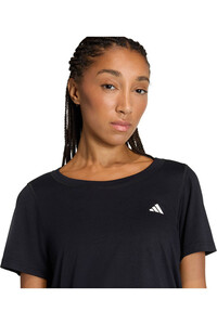 adidas camisetas fitness mujer Y ESCOTE HONDO ESSENTIALS MINIMAL vista detalle