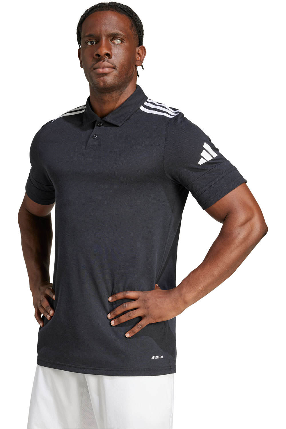 adidas camisetas fútbol manga corta SQ25 C POLO vista frontal