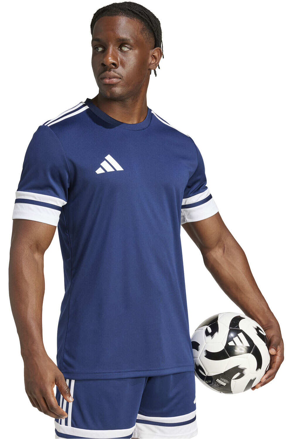 adidas camisetas fútbol manga corta SQUA25 JSY M vista detalle