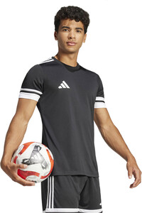 adidas camisetas fútbol manga corta SQUA25 JSY M vista detalle