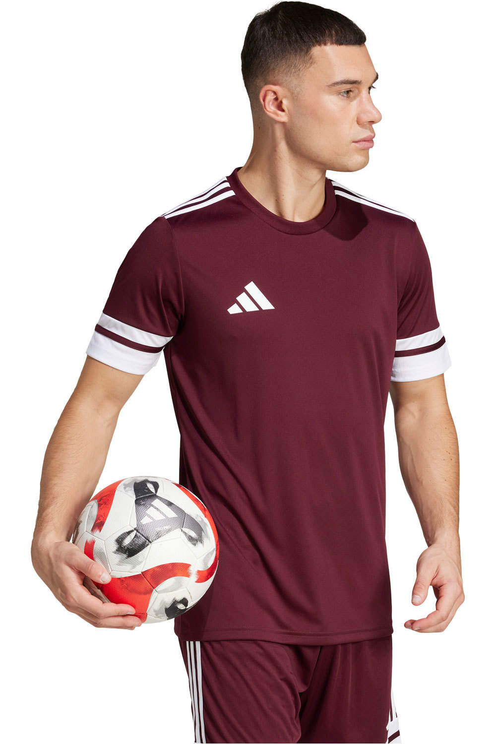 adidas camisetas fútbol manga corta SQUA25 JSY M vista detalle