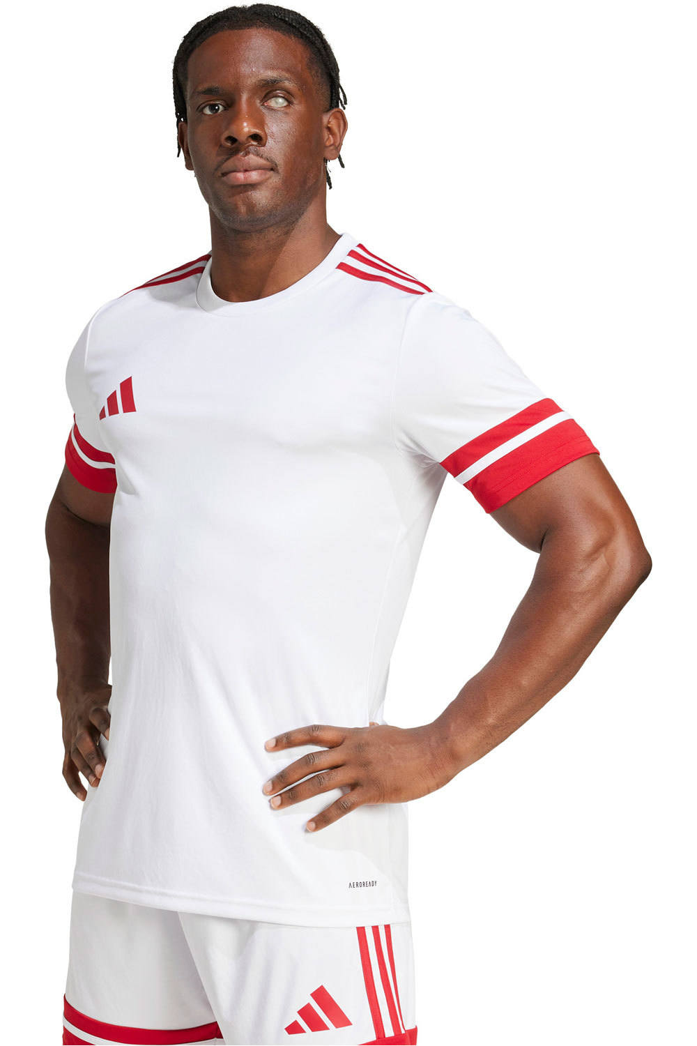 adidas camisetas fútbol manga corta SQUA25 JSY M vista frontal