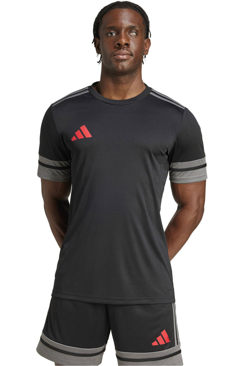 adidas camisetas fútbol manga corta SQUA25 JSY M vista frontal