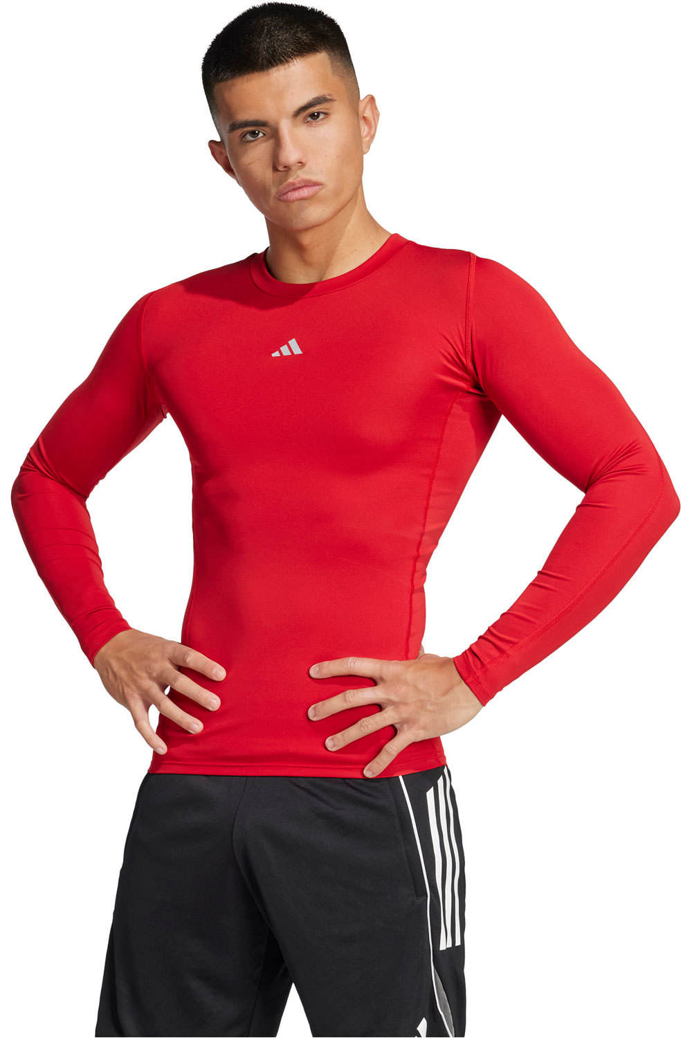 adidas camisetas fútbol manga larga TF LS TEE M vista frontal