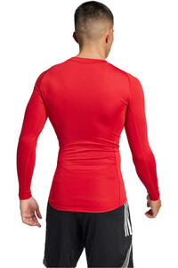 adidas camisetas fútbol manga larga TF LS TEE M vista trasera