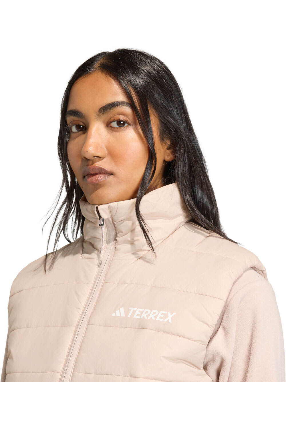 adidas chaleco outdoor mujer TERREX MULTI ESSENTIALS CLIMAWARM vista detalle