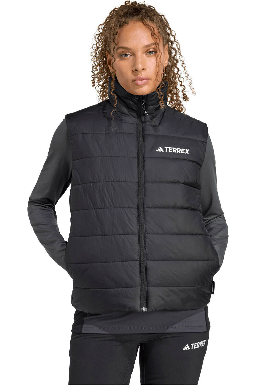 adidas chaleco outdoor mujer TERREX MULTI ESSENTIALS CLIMAWARM vista frontal