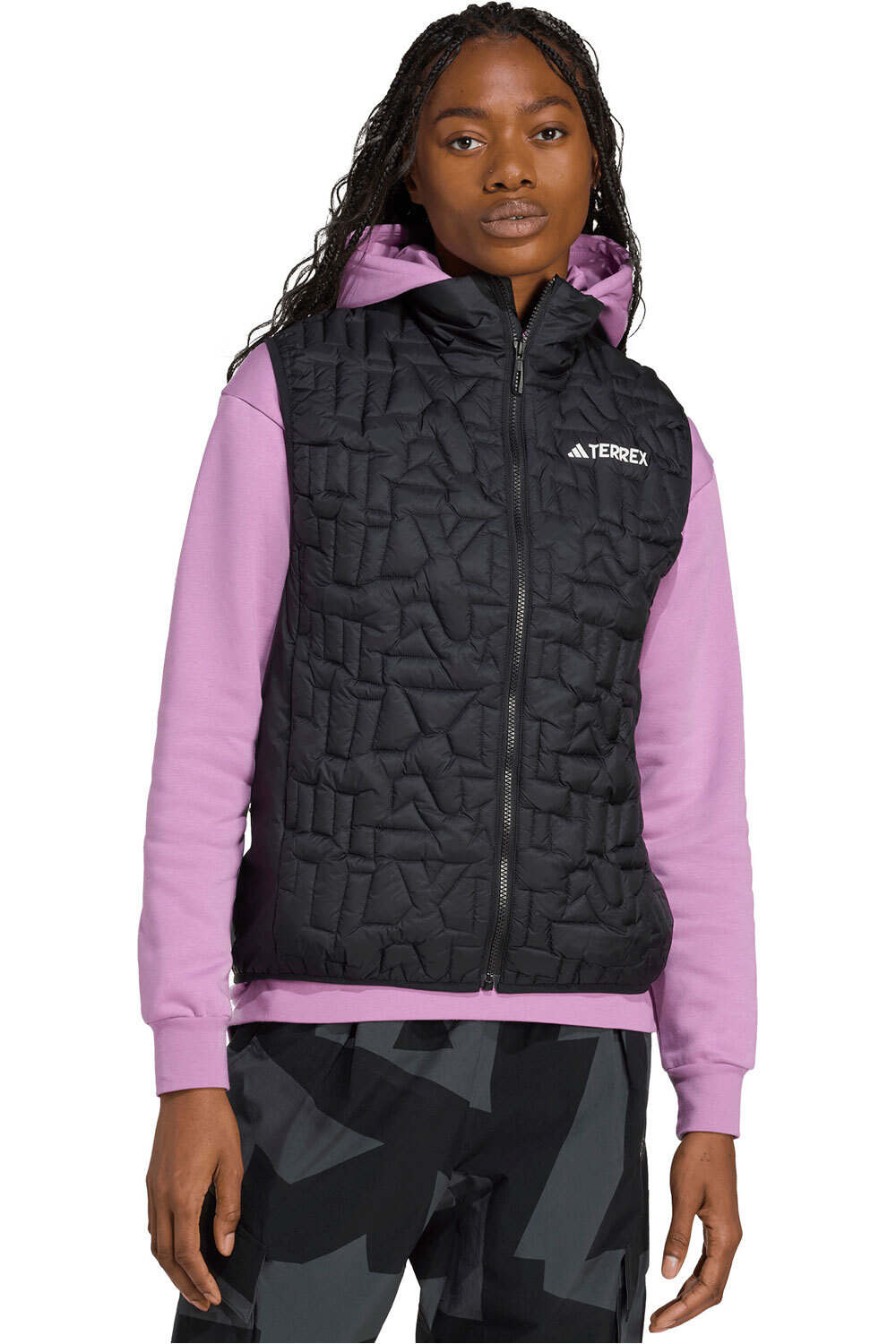 adidas chaleco outdoor mujer TERREX XPERIOR CLIMAWARM+ PRIMALOFT vista frontal