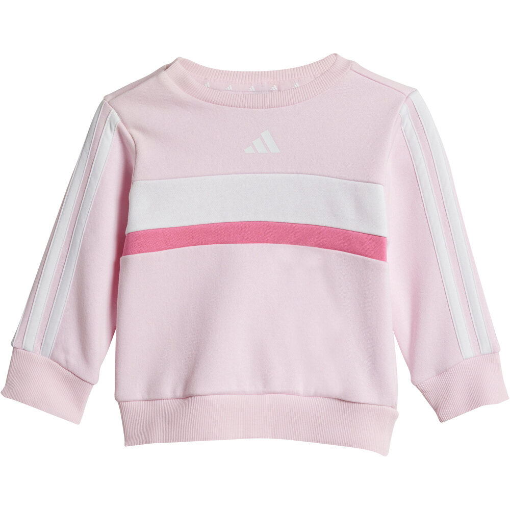 adidas chándal bebé ESSENTIALS TIBERIO FLEECE 3 BANDAS vista trasera