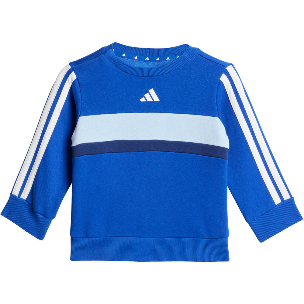 adidas chándal bebé ESSENTIALS TIBERIO FLEECE 3 BANDAS vista trasera