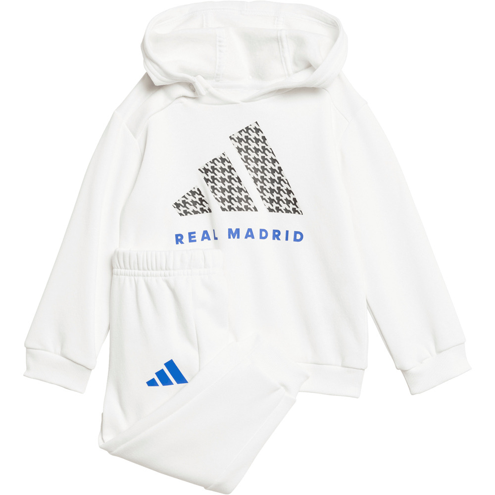 adidas chandal fútbol de equipos oficiales niño REAL MADRID DNA vista frontal
