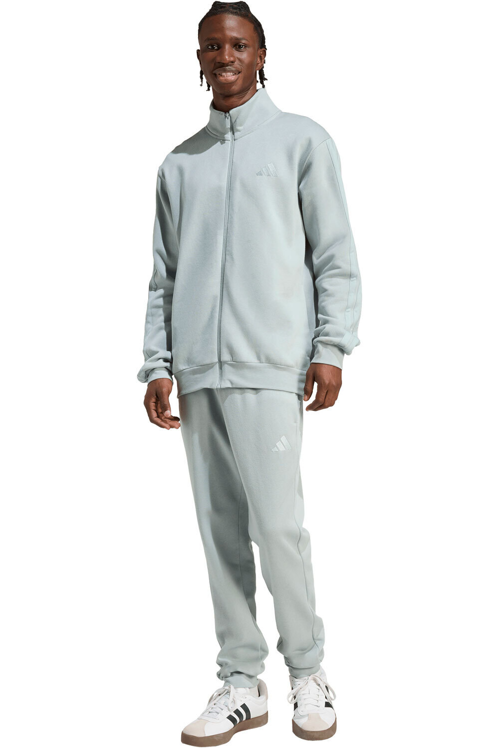 adidas chándal hombre CHNDAL 3-STRIPES FLEECE vista frontal