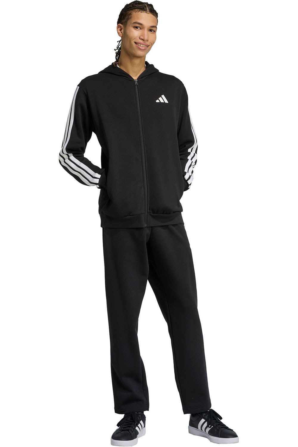 adidas chándal hombre M 3S FL HD TS vista frontal