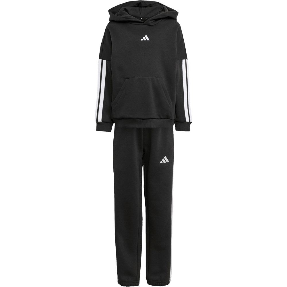 adidas chándal junior 3 STRIPES ESSENTIALS FLEECE TRACKSUIT vista detalle