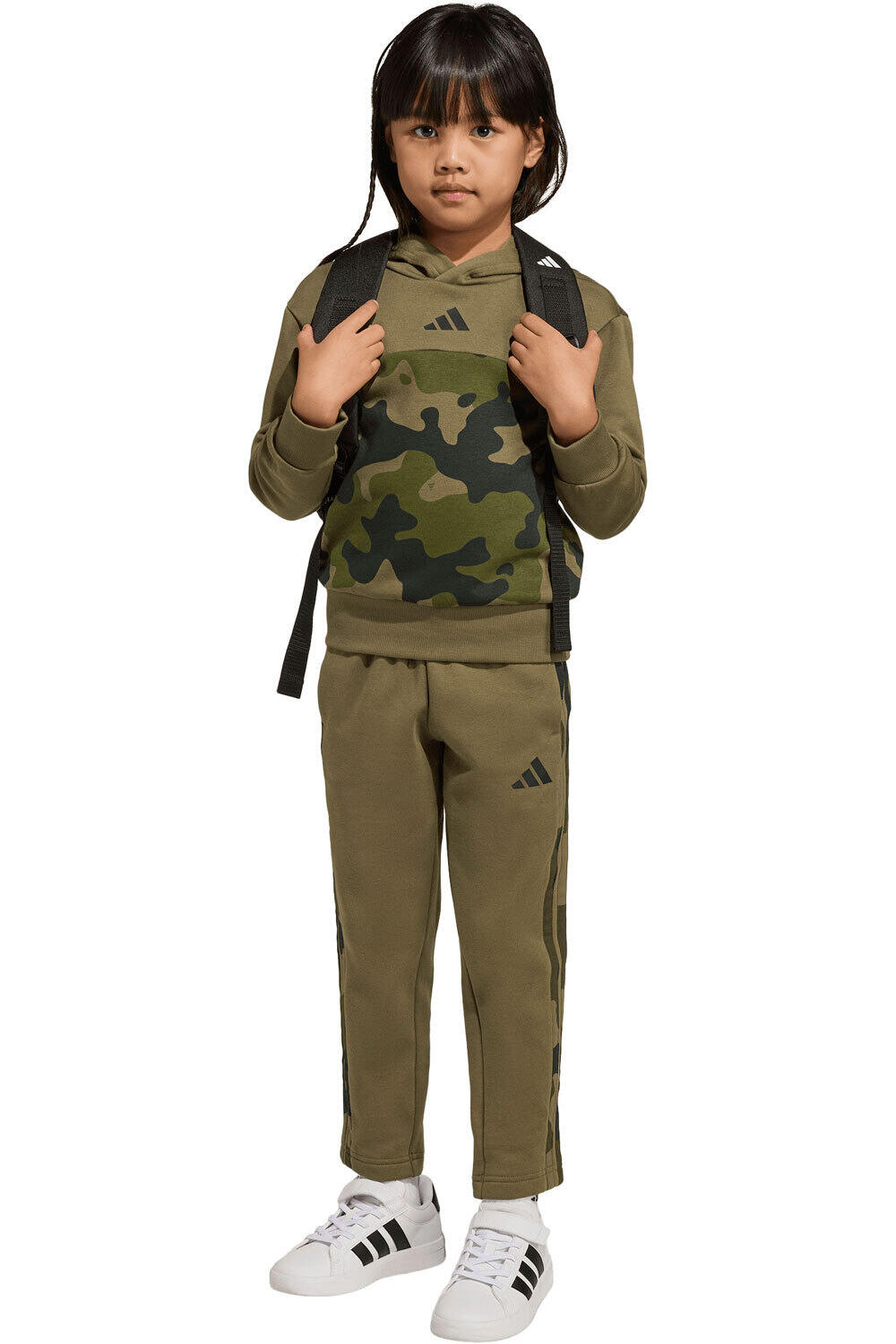 adidas chándal junior CAMUFLAJE SEASONAL ESSENTIALS vista detalle