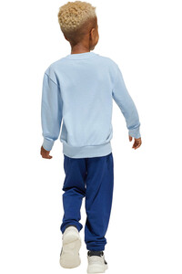 adidas chándal junior LK BL FT JOG vista trasera