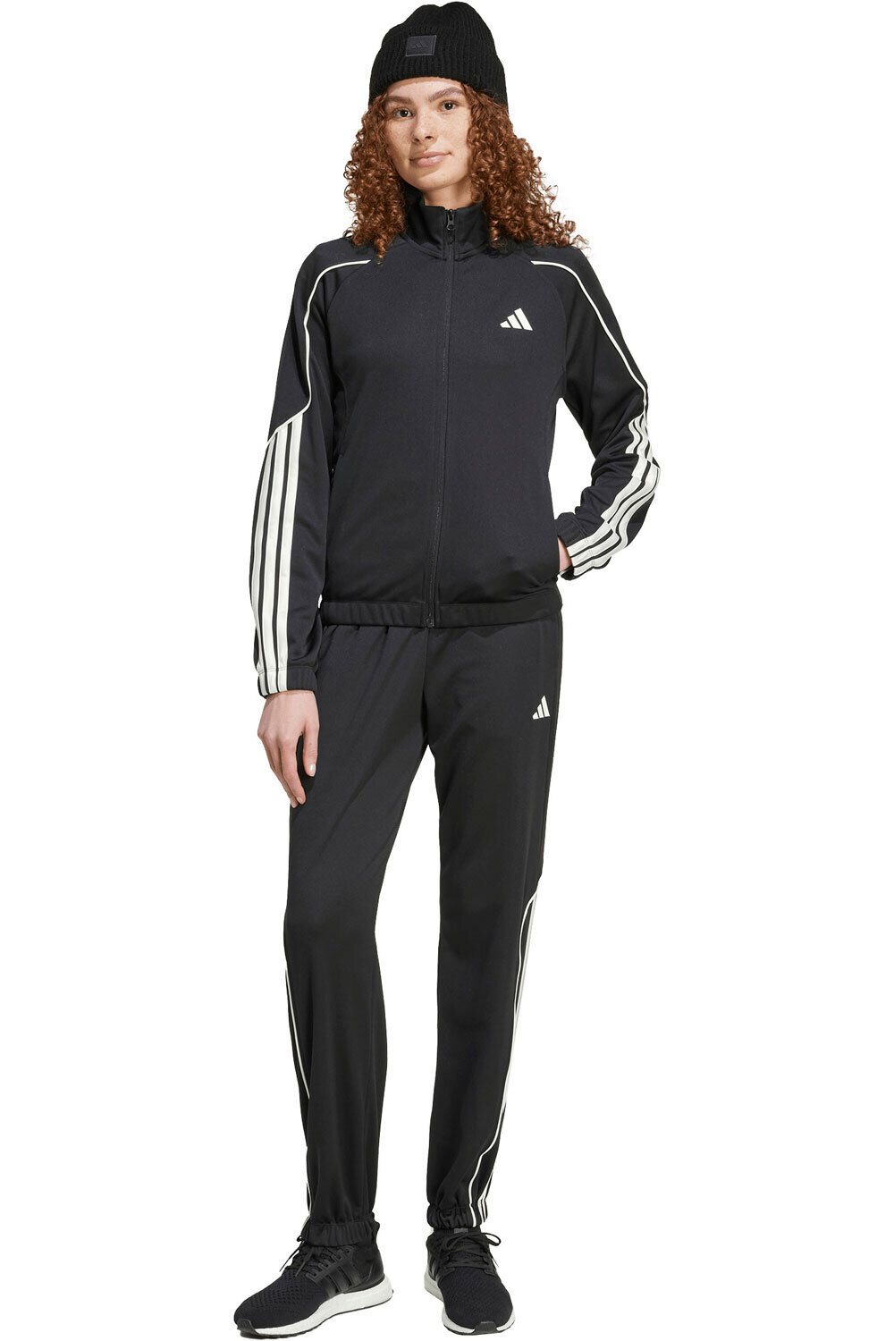 adidas chándal mujer STADIUM 3 STRIPES vista frontal