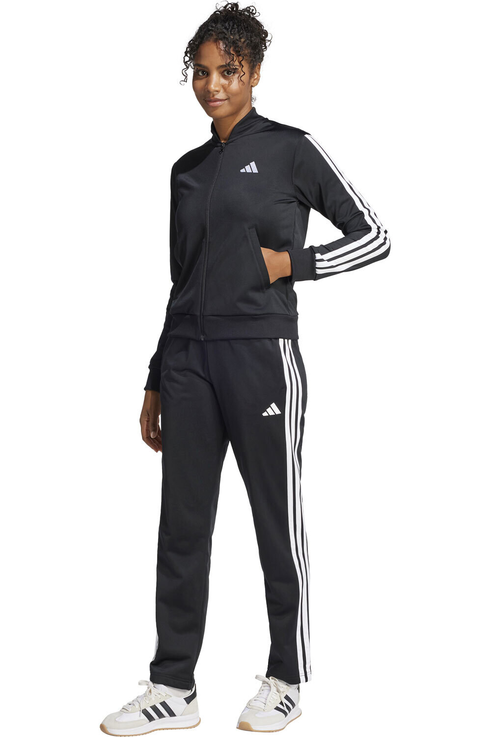 adidas chándal mujer W ESS 3S TS vista frontal