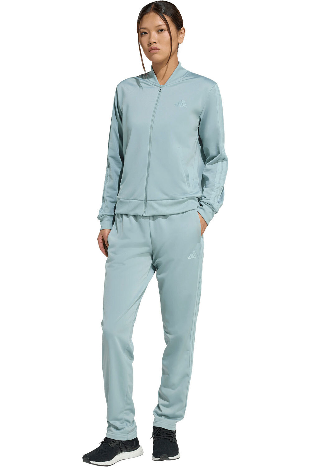 adidas chándal mujer W ESS 3S TS vista frontal